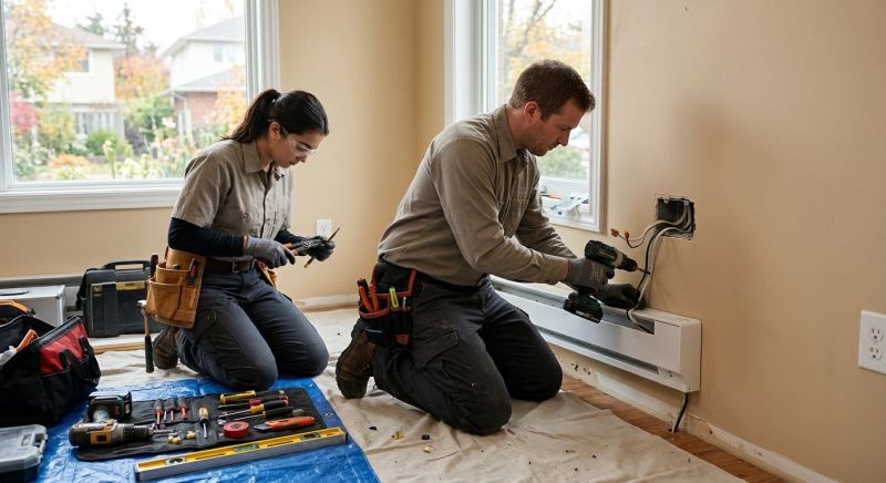 Wall Heating Installation in Monmouth County, NJ